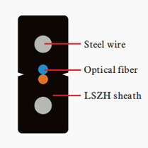 FTTH Drop Fiber Optic Cable for Indoor & Outdoor Installation
