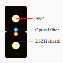 FTTH Drop Fiber Optic Cable for Indoor & Outdoor Installation